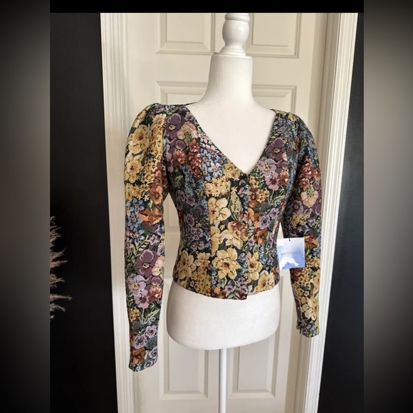 NWT Revolve Majorelle Samson Top in Autumn Multi 
size Small - Picture 4 of 12